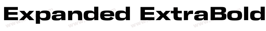 Expanded ExtraBold字体转换 Expanded ExtraBold字体转换